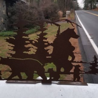 Bear Family Mailbox Topper