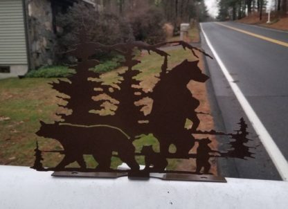 Bear Family Mailbox Topper