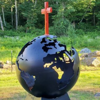 God so loved the world Fire Pit Globe