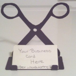 Hair dressers delight business card holder