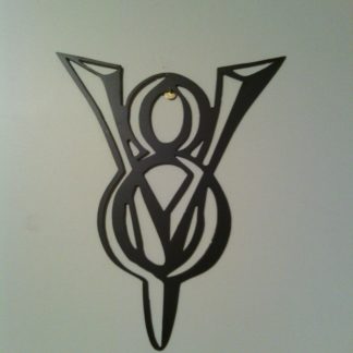 V8 Dodge Metal Wall Art