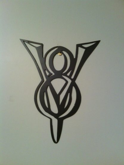 V8 Dodge Metal Wall Art